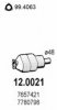 LANCIA 7780798 Catalytic Converter
